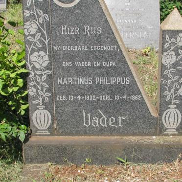 HURTER Marthinus Philippus 1902-1962 &amp; Anna Magdalena 1910-1979 :: HURTER Marthinus Jurgens 1960-1979 