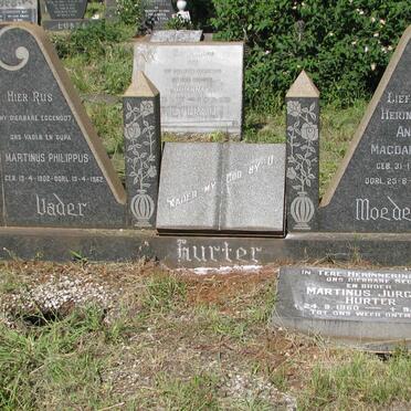 HURTER Martinus Philippus 1902-1962 &amp; Anna Magdalena 1910-1979 :: HURTER Martinus Jurgens 1960-1979