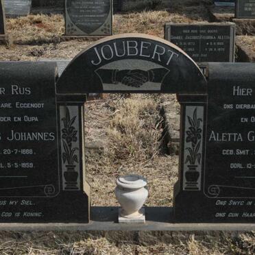 JOUBERT Petrus Johannes 1888-1959 & Aletta Gertruida SMIT 1892-1965