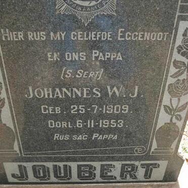 JOUBERT Johannes W.J. 1909-1953