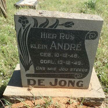 JONG Andre, de 1949-1949