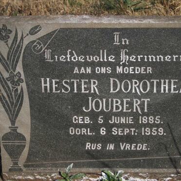 JOUBERT Hester Dorothea 1885-1959