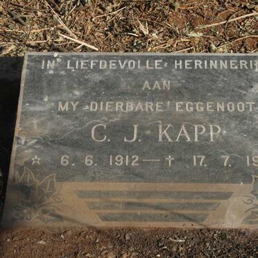 KAPP C.J. 1912-1978