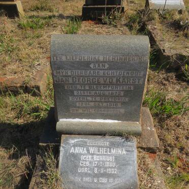 KARST Jan George, v.d. 1872-1918 & Anna Wilhelmina BORRIUS 1880-1962