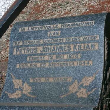 KILIAN Petrus Johannes 1878-1944