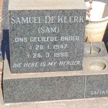 KLERK Samuel, de 1947-1998