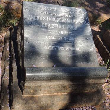 KOCH Andries Marthinus Christian 1875-1962