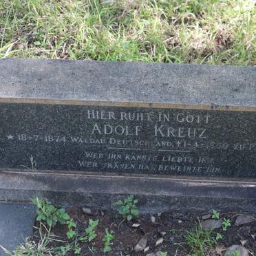 KREUZ Adolf 1874-1959 &amp; Maria BRAUN 1879-1941