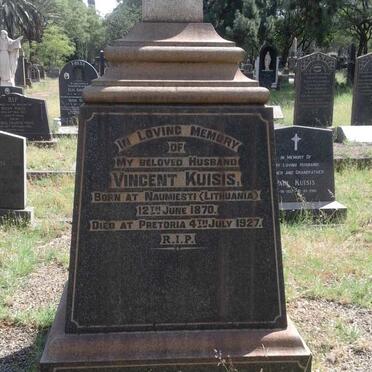 KUISIS Vincent 1870-1927