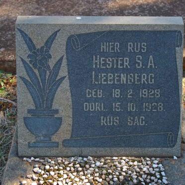 LIEBENBERG Hester S.A. 1928-1928