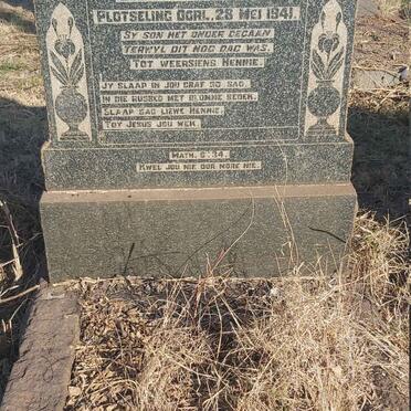 LODING Hendrik Pieter 1922-1941