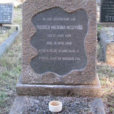 MEISENHOLL Friedrich Waldemar 1924-1960