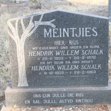 MEINTJIES Hendrik Willem Schalk 1909-1978 :: MEINTJIES Hendrik Willem Schalk 1935-1963