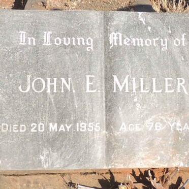 MILLER John E. -1955