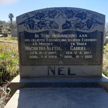 NEL Gabriel 1907-1985 &amp; Magrietha Aletta 1907-1966