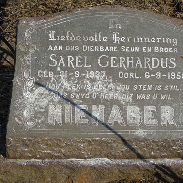 NIENABER Sarel Gerhardus 1937-1958