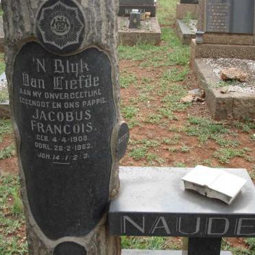 NAUDE Jacobus Francois 1908-1962