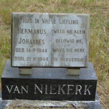NIEKERK Hermanus Johannes, van 1944-1944