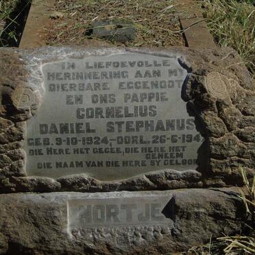 NORTJE Cornelius Daniel Stephanus 1924-1947