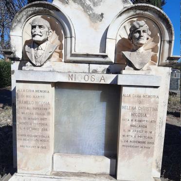 NICOSIA Carmelo 1867-1955 &amp; Helena Christina 1874-1959