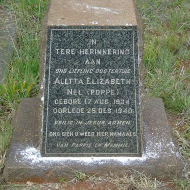 NEL Aletta Elizabeth 1934-1940