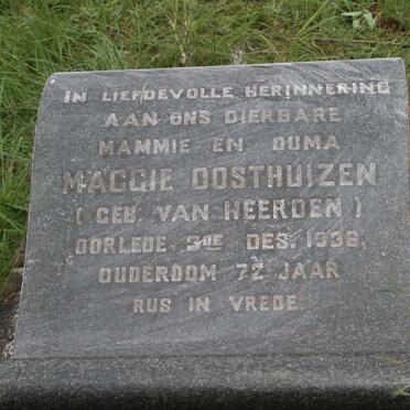 OOSTHUIZEN Maggie VAN HEERDEN -1936