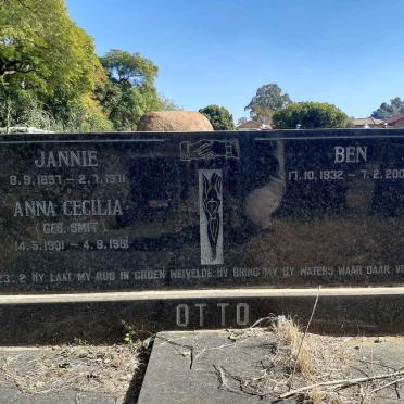 OTTO Jannie 1897-1971 &amp; Anna Cecilia SMIT 1901-1981 :: OTTO Ben 1932-2000