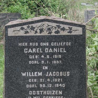 OOSTHUIZEN Carel Daniel 1915-1937 :: OOSTHUIZEN 1921-1940