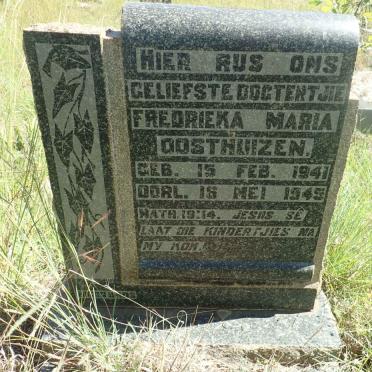 OOSTHUIZEN Fredrieka Maria 1941-1945
