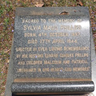 PHILLIPS Sylvia Maud 1897-1944