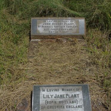 PLANT John Robert -1941 & Lily Jane HOYLAND -1966