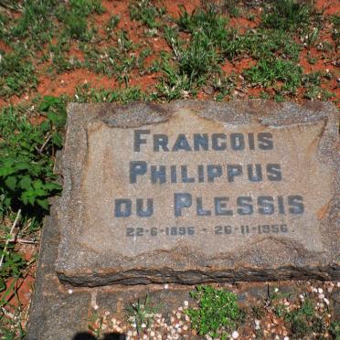 PLESSIS Francois Philippus, du 1896-1956