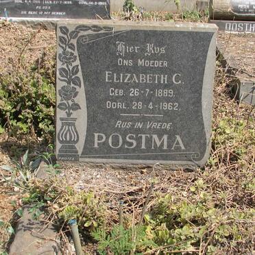 POSTMA Elizabeth C. 1889-1962