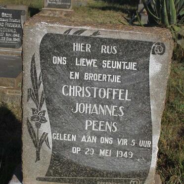 PEENS Christoffel Johannes 1949-1949