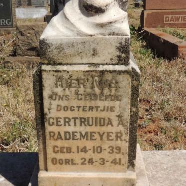 RADEMEYER Gertruida A. 1939-1941
