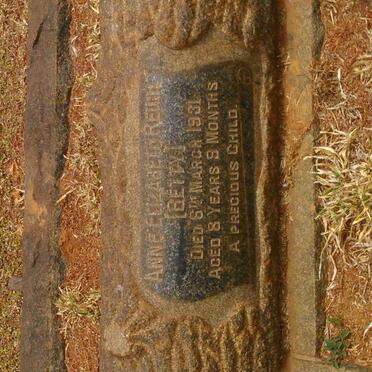 REI?? Anne Elizabeth -1931