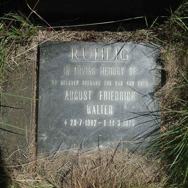 RUHLIG August Friedrich Walter 1902-1975