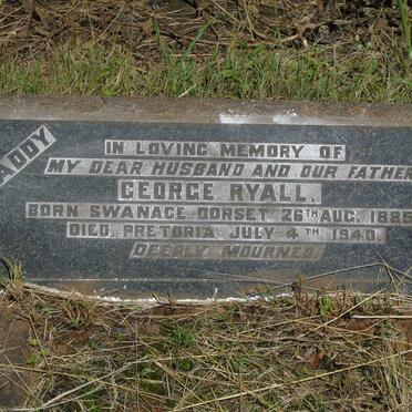 RYALL George 1885-1940