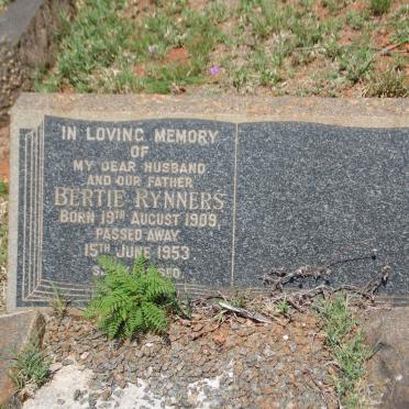 RYNNERS Bertie 1909-1953