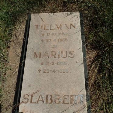 SLABBERT Tielman 1953-1955 :: SLABBERT Marius 1955-1955
