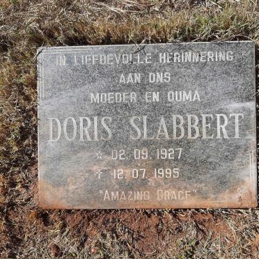 SLABBERT Doris 1927-1995