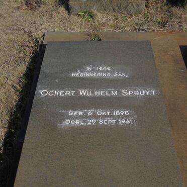 SPRUYT Ockert Wilhelm 1898-1961 &amp; Johanna Elizabeth VICTOR 1903-1980