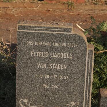 STADEN Petrus Jacobus, van 1936-1957