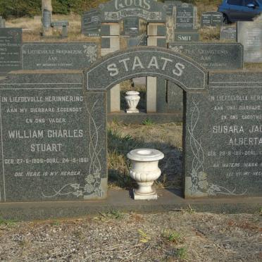 STAATS William Charles Stuart 1906-1961 &amp; Susara Jacoba Alberta 1911-197?