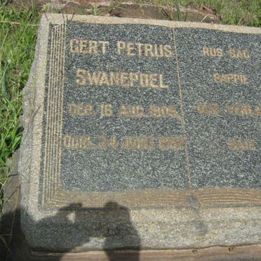 SWANEPOEL Gert Petrus 190?-19??