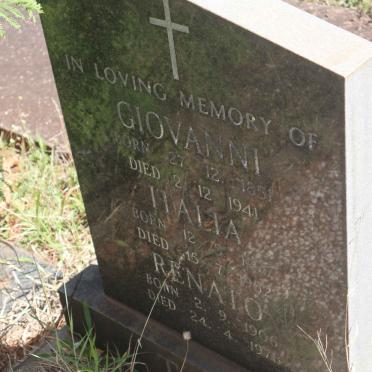 TOSI Giovanni 1851-1941 &amp; Italia 1??7-1952 :: TOSI Renato 1906-1978