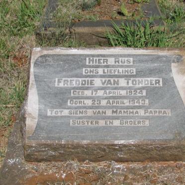 TONDER Freddie, van 1924-1943