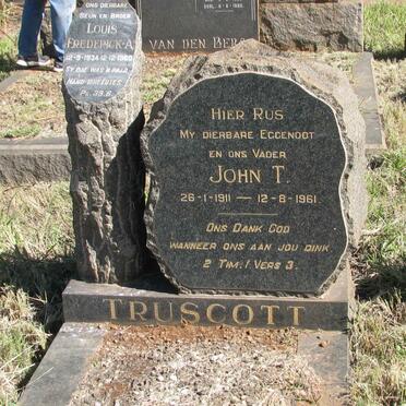TRUSCOTT John T. 1911-1961 :: TRUSCOTT Louis Frederick A. 1934-1960