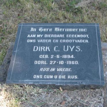 UYS Dirk C. 1894-1960