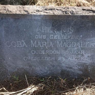 UYS Jacoba Maria Magdalena -1925